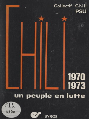 cover image of Chili, 1970-1973